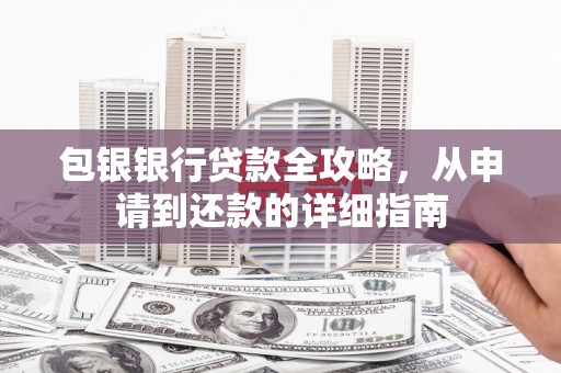 墨玉包银银行贷款全攻略，从申请到还款的详细指南