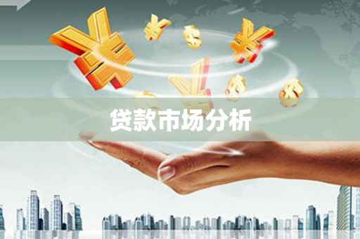 墨玉贷款市场分析
