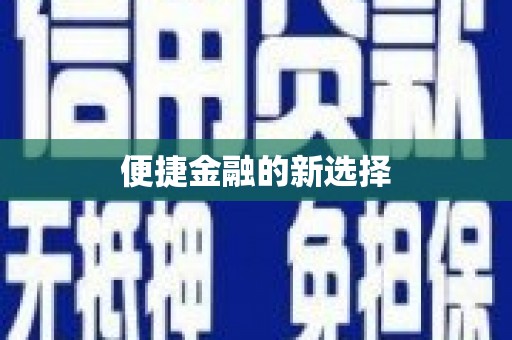 墨玉便捷金融的新选择