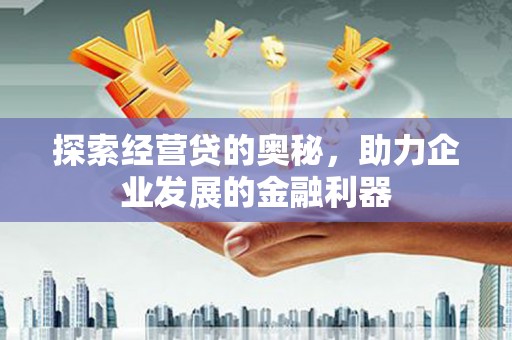 墨玉探索经营贷的奥秘，助力企业发展的金融利器