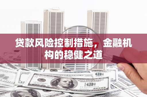 墨玉贷款风险控制措施，金融机构的稳健之道