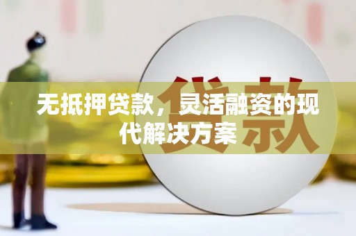 墨玉无抵押贷款，灵活融资的现代解决方案