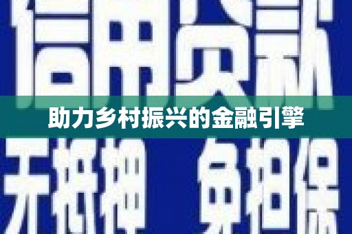 墨玉助力乡村振兴的金融引擎