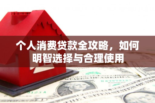 墨玉个人消费贷款全攻略，如何明智选择与合理使用